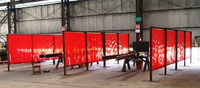 Weld Grade PVC Strip Curtains Weld Grade PVC Strip Curtains